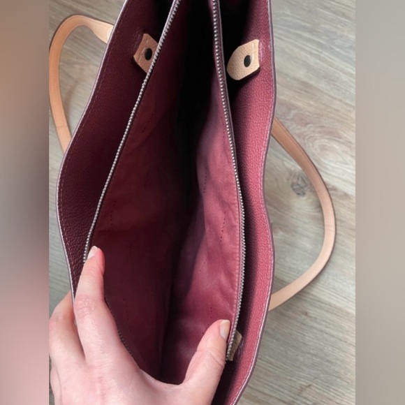 Coach Tyler Carryall Pink/Peach Apricot Pebbled Leather Tote Bag *Missing Tag* - Picture 6 of 12